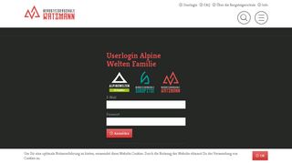 
                            1. Userlogin - Bergsteigerschule Watzmann