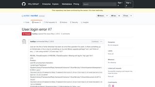 
                            9. User.login error · Issue #7 · scribd/rscribd · GitHub