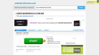 
                            5. user.mobireach.com.bd at WI. mobireach - Login Site - Website Informer