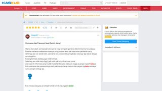
                            6. Username dan Password buat Donlot Jurnal | KASKUS