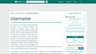 
                            13. Username Definition - The Tech Terms Computer Dictionary