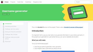
                            11. Username Generator – Code Club