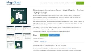 
                            5. Username Support - Login | Register | Checkout - by Diglin Magento ...