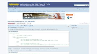 
                            8. Username und Passwort in URL übergeben? - cablemodem.ch - das ...