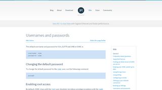 
                            3. Usernames and passwords - General - OSMC
