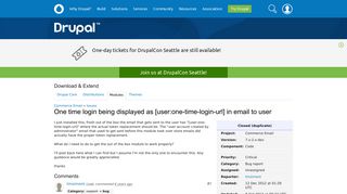 
                            5. [user:one-time-login-url] in email to user - Drupal