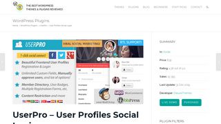
                            8. UserPro – User Profiles Social Login - Looks Awesome