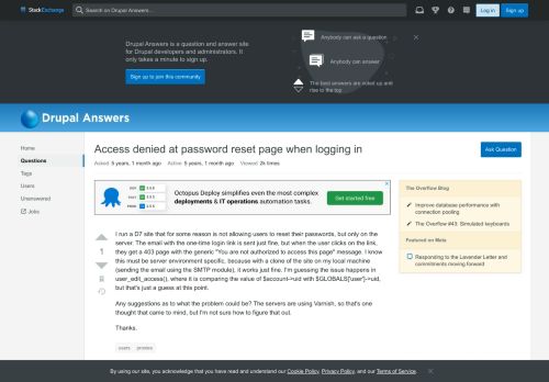 
                            3. users - Access denied at password reset page when logging in ...