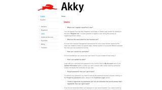 
                            5. Users - Akky