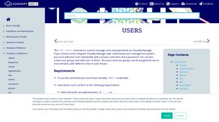 
                            3. users | Cloudify Documentation Center