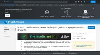 
                            6. users - How do I modify and then render the Drupal login form in a ...