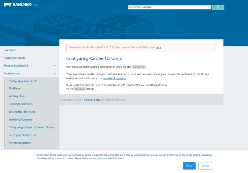 
                            5. Users in RancherOS - Rancher Labs