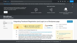 
                            8. users - Integrating Facebook Registration (and Login) on a Wordpress ...