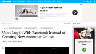 
                            11. Users Log in With Facebook Instead of Creating New Accounts Online