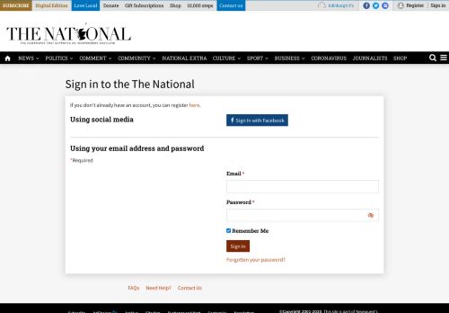 
                            3. Users news from the The National