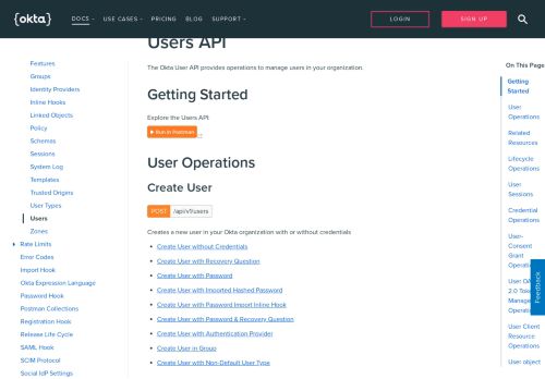 
                            9. Users | Okta Developer