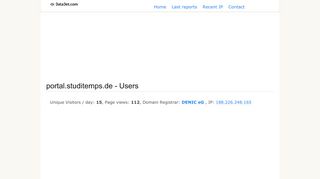 
                            6. Users: portal.studitemps.de