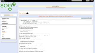 
                            8. users - [SOGo] SOGo mysql, dovecot and postfix using crypt MD5 ...