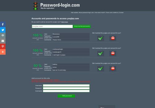 
                            10. Users youjizz.com and passwords youjizz.com. password, free ...