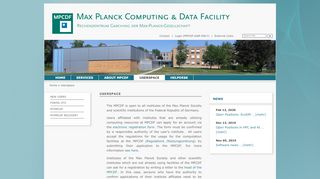 
                            5. Userspace — Max Planck Computing & Data Facility