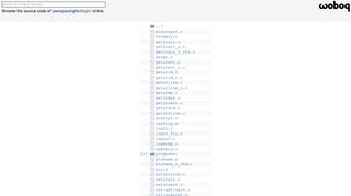 
                            9. userspace/glibc/login/ Source Tree - Woboq Code Browser