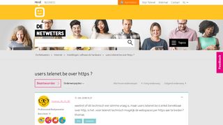 
                            9. users.telenet.be over https ? - De Netweters