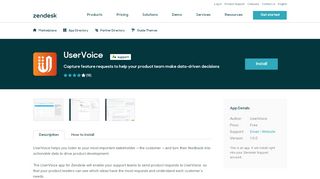 
                            6. UserVoice App Integration with Zendesk Support