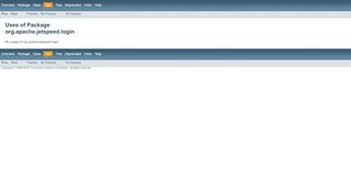 
                            3. Uses of Package org.apache.jetspeed.login (Jetspeed-2 Core API 2.3 ...