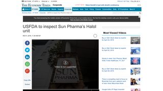 
                            7. USFDA to inspect Sun Pharma's Halol unit - The Economic Times ...