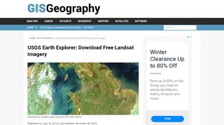 
                            6. USGS Earth Explorer: Download Free Landsat Imagery