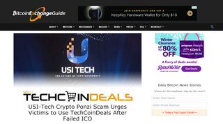 
                            5. USI-Tech Crypto Ponzi Scam Urges Victims to Use TechCoinDeals ...