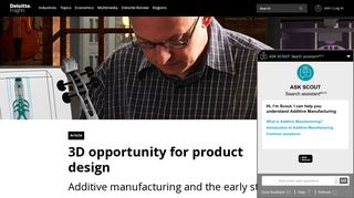 
                            12. Using 3D printing in product design and development | Deloitte Insights