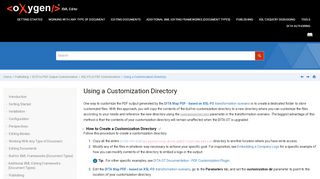 
                            12. Using a Customization Directory - Oxygen XML Editor