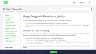 
                            5. Using a Designer UI File in Your Application | Qt Designer Manual