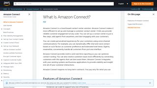 
                            8. Using Amazon Connect - Amazon Connect - AWS Documentation