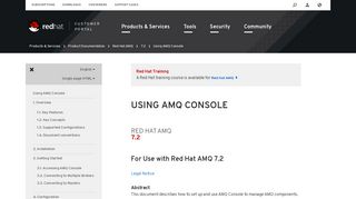 
                            6. Using AMQ Console - Red Hat Customer Portal