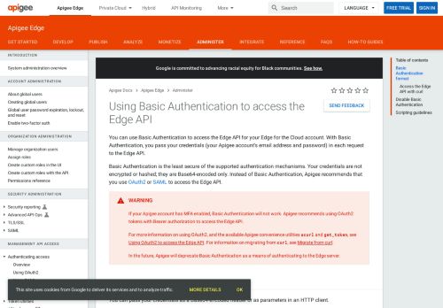 
                            6. Using Basic Authentication to access the Management API | Apigee ...