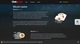 
                            12. Using Bitcoin to Fund your Online Casino Account - Club World Casinos
