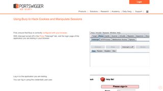 
                            6. Using Burp to Hack Cookies and Manipulate Sessions | Burp Suite ...