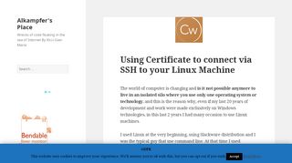 
                            6. Using Certificate to connect via SSH to your Linux Machine ...