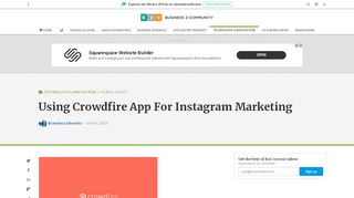 
                            12. Using Crowdfire App For Instagram Marketing - Business 2 Community