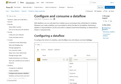 
                            8. Using dataflows with on-premises data sources - Power BI | ...