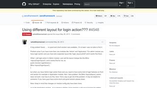 
                            3. Using different layout for login action??? · Issue #4548 ... - GitHub