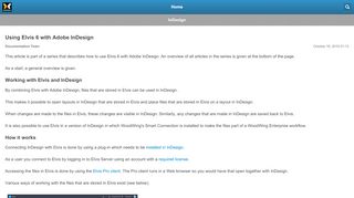 
                            8. Using Elvis 6 with Adobe InDesign – Home