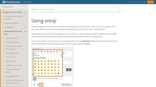 
                            9. Using emoji - Pivotal Tracker