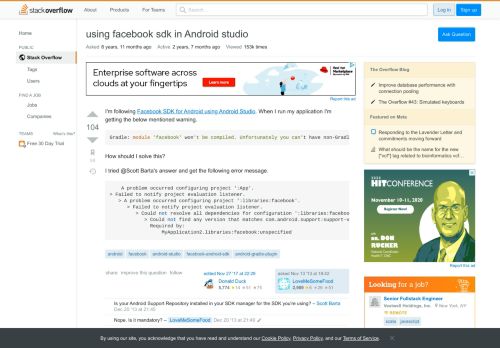 
                            7. using facebook sdk in Android studio - Stack Overflow
