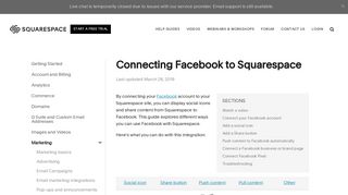 
                            13. Using Facebook with Squarespace – Squarespace Help
