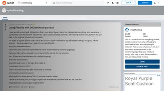 
                            12. Using Filezilla with 000webhost question : webhosting - Reddit