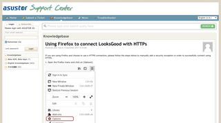 
                            9. Using Firefox to connect LooksGood with HTTPs - ASUSTOR