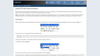 
                            1. Using FTP with Internet Explorer - Media College